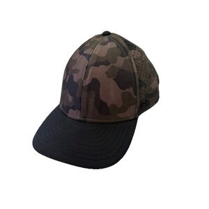 Melin A-GAME HYDRO Snap Back Cap Green/Black Camo Hat Outdoor Beach